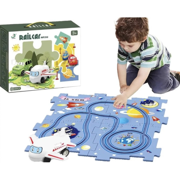 Развивающая игрушка-пазл 5PCS Rail Car для детей ∙ Пазл для детей 5PCS Rail Car