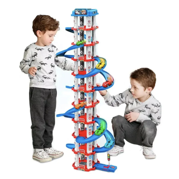 Игровая трасса-парковка Childrens Rail Car MH2006 для детей ∙ Захватывающий набортрасса-парковка Childrens Rail Car MH2006 для всей семьи