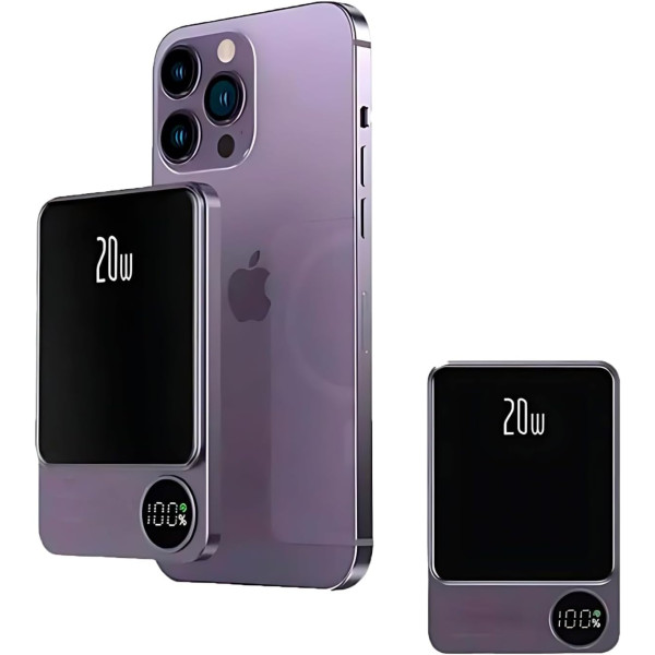 Беспроводной Power Bank MagSafe 20 000 mAh для телефона ∙ Зарядное устройство Power Bank MagSafe 20 000 mAh