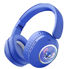Беспроводные наушники Стич KT-100 с Bluetooth и мультяшным дизайном ∙ Наушники Стич KT-100 для музыки и звонков