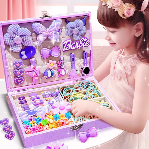 Подарочный набор заколок и резинок Куроми ∙ Детский набор аксессуаров Куроми для волос