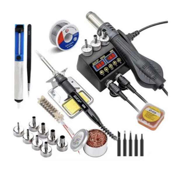 Паяльная станция Micro JCD 8898 80Вт с термофеном ∙ Цифровой паяльный набор Micro JCD 8898