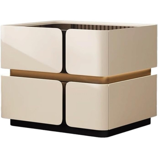 Прикроватная LED-тумба SZXF01 с USB беспроводной зарядкой и Bluetooth ∙ Тумбочка SZXF01 для спальни