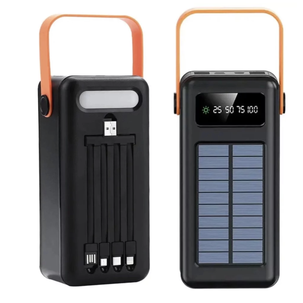 Power Bank SOLAR YM-636CX 80000 mAh с фонарём ∙ Портативный аккумулятор YM-636C на солнечной батарее