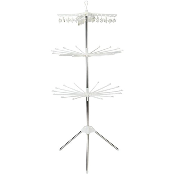 Сушилка для детского и домашнего белья 3-уровневая ∙ Напольная сушилка 3-уровневая для одежды и белья