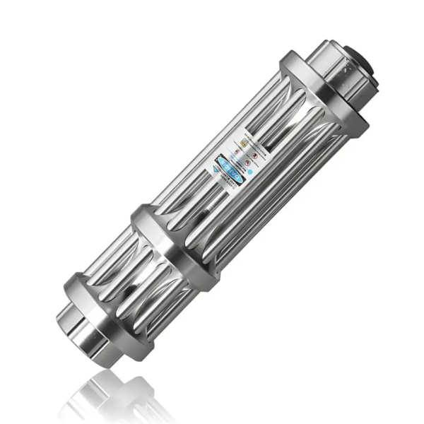 Лазер Laser B017 с пятью насадками в кейсе ∙ Синяя лазерная указка Laser B017 445 nm