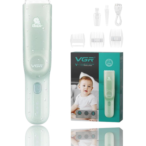 Машинка для стрижки детей VGR V-155 ∙ Детская машинка VGR V-155 с вакуумным контейнером