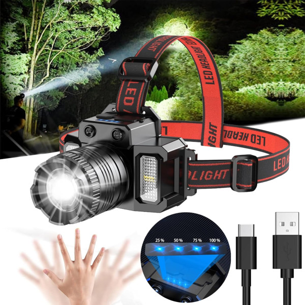 Налобный фонарик F-T51 для активного отдыха ∙ Аккумуляторный LED-фонарь F-T51