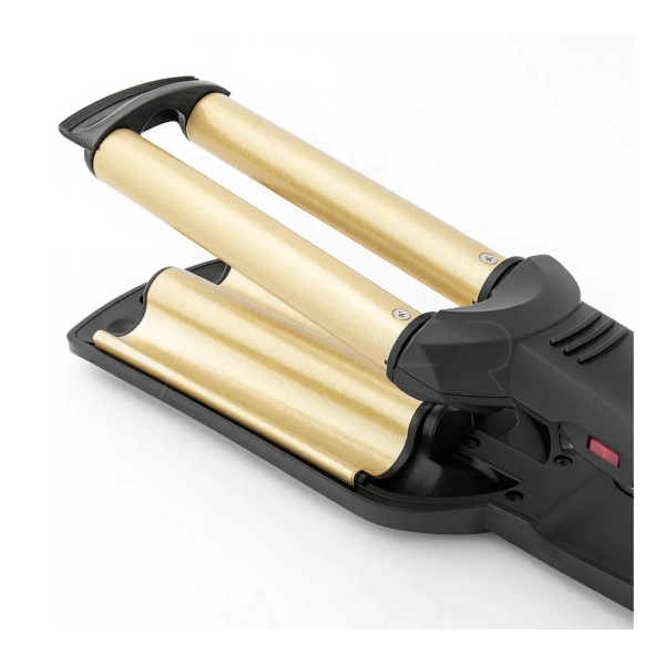 Тройная плойка Kemei JFQ-KM-2022 ∙ Керамическая плойка Kemei JFQ-KM-2022 для создания локонов