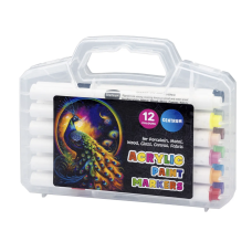 Набор акриловых маркеров Acrylic Marker MAP-01 ∙ Набор маркеров Centrum MAP-01 для творчества 12 шт