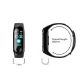 Фитнес браслет трекер с пульсометром M3 Fit Smart Bracelet Черный CG06 PR М3