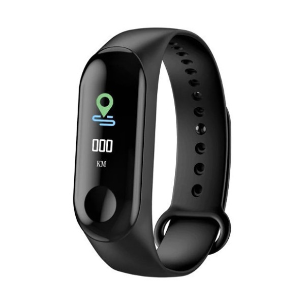 Фитнес браслет трекер с пульсометром M3 Fit Smart Bracelet Черный CG06 PR М3