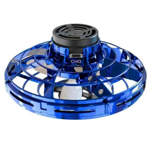 Летающий спиннер PTW электрическая игрушка летающая тарелка с LED подсветкой RGB USB портом