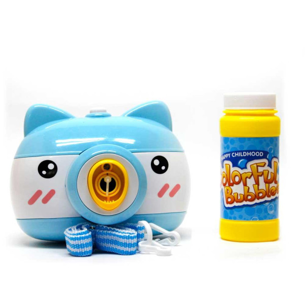 Детский фотоаппарат для мыльных пузырей Bubble Camera Генератор мыльных пузырей