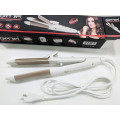 Плойка-утюжок Gemei GM 2961 для укладки и завивки волос | Выпрямитель | Щипцы для завивки 2в1