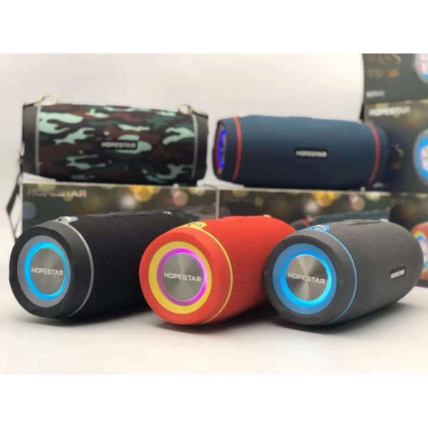 Портативная Bluetooth колонка с динамичной подсветкой Hopestar H45 Party водонепроницаемая