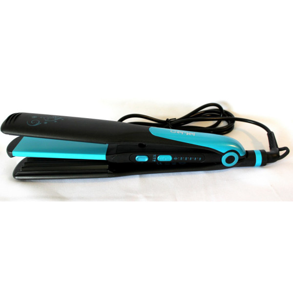 Утюжок гофре для волос Gemei GM 1961, плойка 2 в 1 выравниватель волос с эффектом гофре