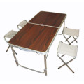 Стол для пикника усиленный с 4 стульями PR5