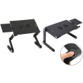 Столик - подставка для ноутбука с активным охлаждением Laptop Table T8 стол-трансформер + 2 кулера