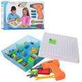 Мозаика конструктор с шуруповертом Creative Puzzle 193 детали CG01 PR4