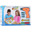 Мозаика конструктор с шуруповертом Creative Puzzle 193 детали CG01 PR4