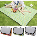 Коврик для пикника и пляжа / Cкладной коврик водоотталкивающий непромокаемый / Подстилка туристическая