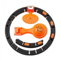 Массажный обруч HULA HOOP THAT WON'T FALL Умный Хулахуп неспадающий с центробежным шаром и счетчиком для похудения живота и боков / Фитнес тренажер