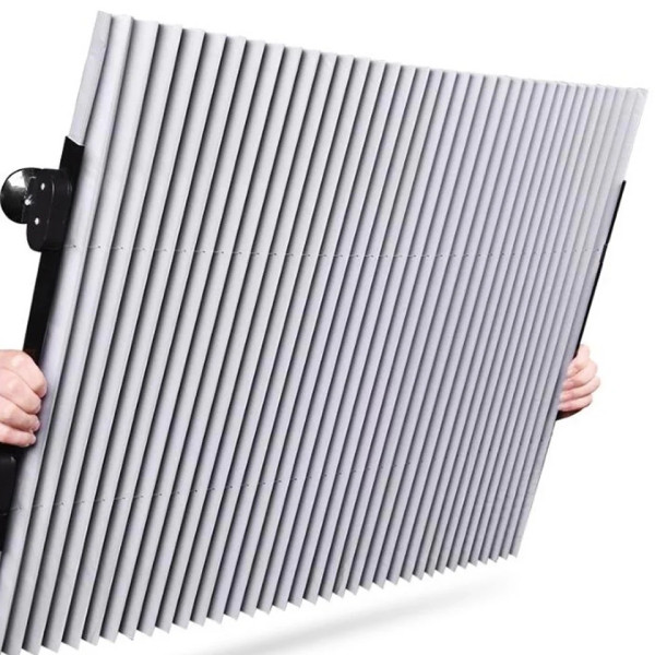 Шторка солнцезащитная раздвижная на лобовое стекло в авто 70х155см / Жалюзи автомобильные