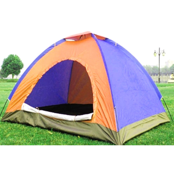 Туристическая складная палатка трехместная, 200x200 см