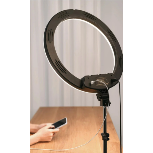 Кольцевая светодиодная Led лампа Ring Fill Light K18 45 см кольцевой