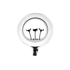 Светодиодная кольцевая лампа для селфи 54 см / Светодиодная лампа с пультом + сумка (RL-21)