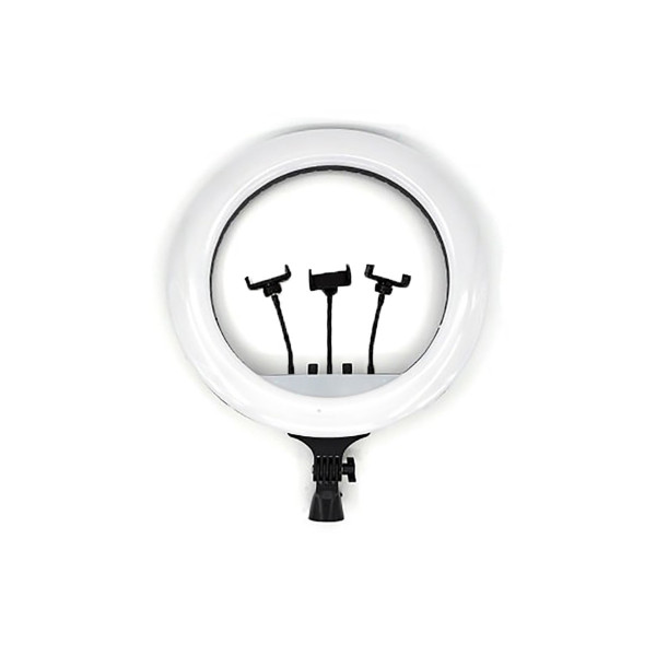 Светодиодная кольцевая лампа для селфи 54 см / Светодиодная лампа с пультом + сумка (RL-21)