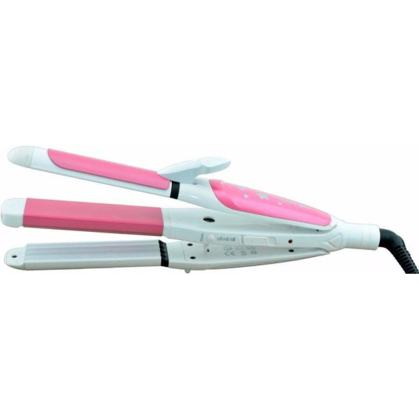 Утюжок для волос Gemei GM-1960 Плойка 2 в 1 Выпрямитель и Гофре