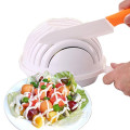 Салатница - овощерезка Salad Cutter Bowl для быстрой шинковки овощей и салатов