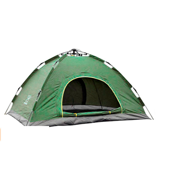 Палатка автоматическая 4-х местная туристическая / Намет четырехместный 200х200 см с автоматическим каркасом PR5