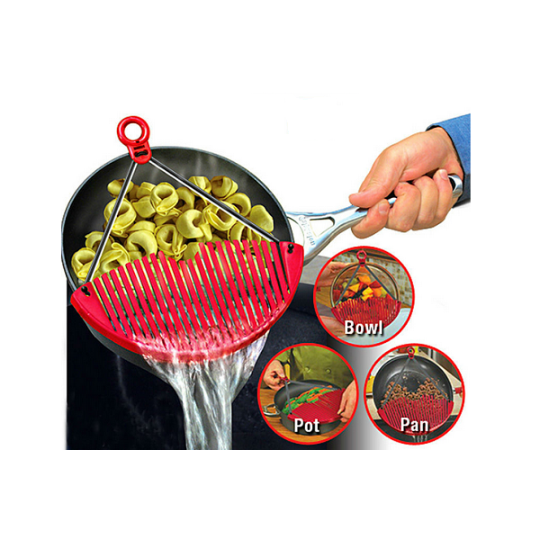 Универсальный друшлаг - накладка для слива воды BETTER STRAINER Дуршлаг | сито | ситечко