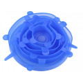 Универсальные силиконовые крышки Super stretch silicone, 6 шт ∙ Набор крышек для посуды и емкостей