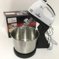 Миксер ручной/стационарный 2 насадки с чашей 7 скоростей Crownberg CB 7321 300 Вт
