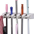 Держатель-органайзер для швабр Magic Broom Holder настенный подвесной | Универсальный Фиксатор швабры, метлы и щеток на 5 ячеек и 6 крючков