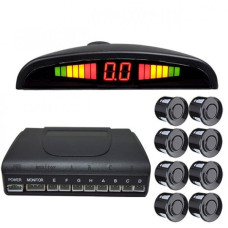 Парковочная система на 8 датчиков в авто Assistant Parking Sensor Автомобильный парктроник Парковочная система на 8 датчиков в авто Assistant Parking Sensor Автомобильный парктроник