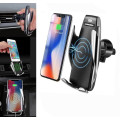 Автодержатель телефона с функцией беспроводной зарядки S5 Techno Smart Sensor Умный держатель смартфона для авто