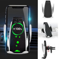 Автодержатель телефона с функцией беспроводной зарядки S5 Techno Smart Sensor Умный держатель смартфона для авто