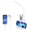 Умная настольная светодиодная лампа 3в1 со встроенным аккумулятором и PowerBank