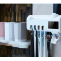 Диспенсер для зубной пасты дозатор автоматический Toothbrush sterilizer / УФ-стерилизатор / Держатель зубных щеток / Органайзер для ванной W-020