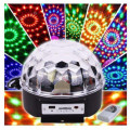 Светодиодный Диско шар с встроенной беспроводной колонкой LED Magic Ball Light mp3 CG07 PR3