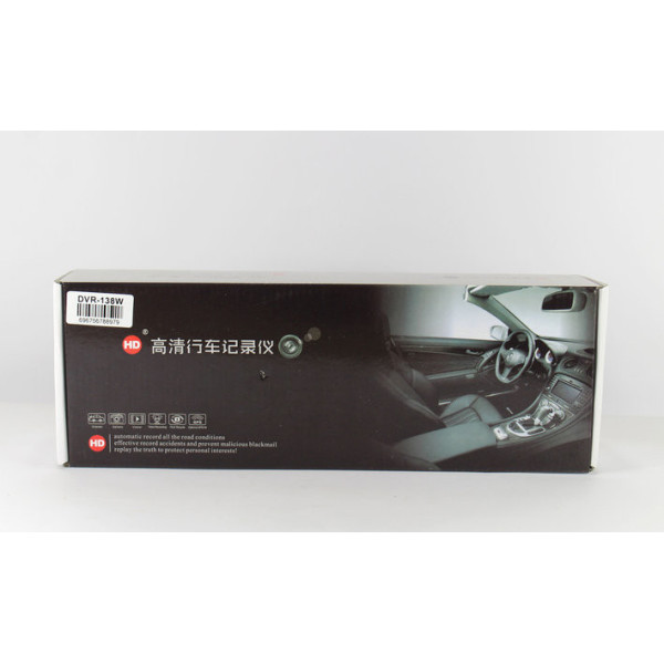 Автомобильный видеорегистратор зеркало с камерой заднего вида DVR 138W PR5