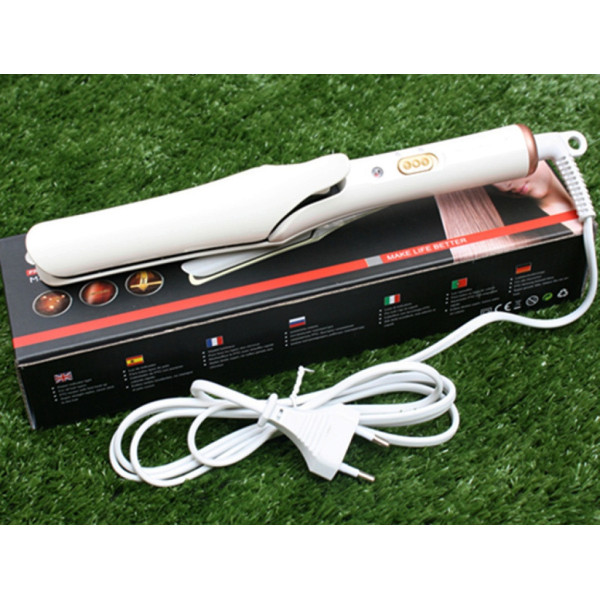 Плойка Выпрямитель для волос с керамическим покрытием | Профессиональная укладка | Утюжок GEMEI GM-2956 CG24