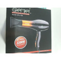 Фен для волос GEMEI GM-1750 NEW, мощность 2200W, режим Турбо CG23 PR4
