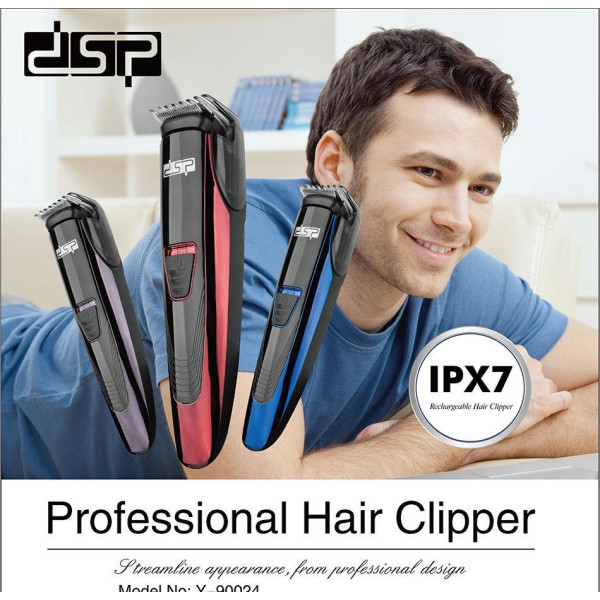 Полупрофессиональная беспроводная машинка для стрижки волос,лезвие из нержавеющей стали dsp F-90024 CG21 PR4
