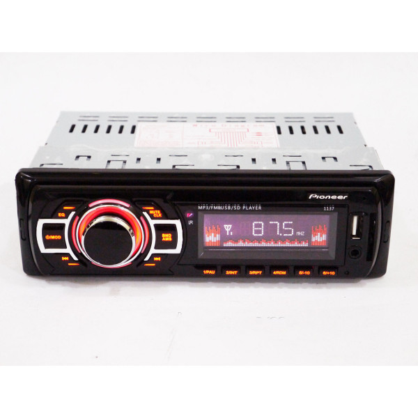 Автомагнитола Pioneer 1137 ISO PR4 1DIN+SD / MMC слот+ USB 2.0+функция MUTE+пульт дистанционного управления+ч